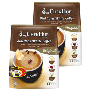 CHEKHUP 澤合 怡保白咖啡 三合一 經典原味 480g, 40g, 12包, 2袋