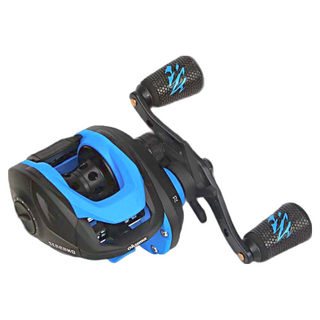 okuma 寶熊釣具 煞雷諾 Serrano 捲線器 10段可調整磁力拋投控制系統 SRN101-A 左手, 藍色