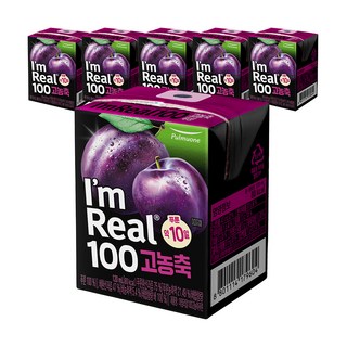 I'm Real 圃美多100高濃縮西梅, 6個, 120ml