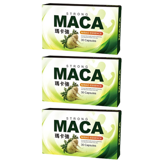 必盛氏 瑪卡強膠囊 MACA.L 精胺酸 鱉蛋 鋅酵母 燕窩胜肽 黑瑪卡, 0.6g, 30顆, 3盒