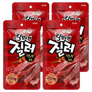 질러 크레이지 핫 육포, 30g, 4개