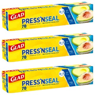 GLAD 佳能 神奇密實保鮮膜 70sf, 30cm, 21.6m, 3個