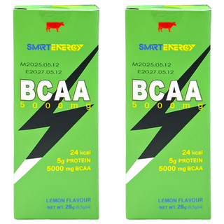 RED COW 紅牛 聰勁即溶BCAA 5000mg 檸檬口味, 26g, 2盒