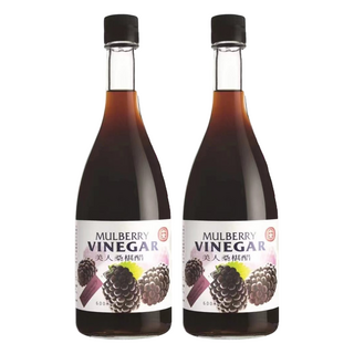 十全 美人桑椹醋 香醇濃郁口感 低熱量享受 高倍數濃縮果醋, 600ml, 2瓶