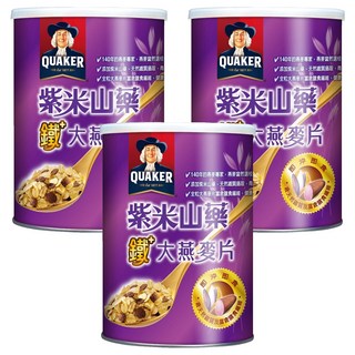 QUAKER 桂格 紫米山藥燕麥, 700g, 3罐