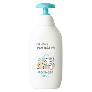 GOONGBE 宫中秘策 Pri-mmune 嬰幼兒洗髮沐浴露, 350ml, 1個
