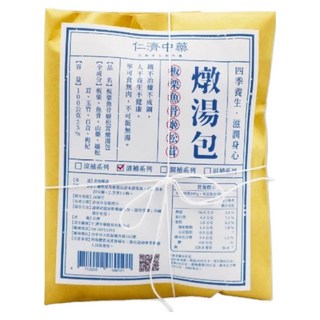 仁濟中藥 板栗魚骨姬松茸燉湯包 1包 100g - 全家共享的美味湯品