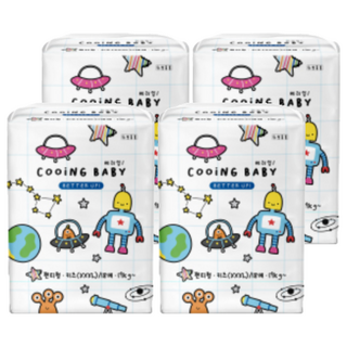 Cooing 쿠잉 베러업 팬티 남녀공용, 키즈형(Kid), 72매