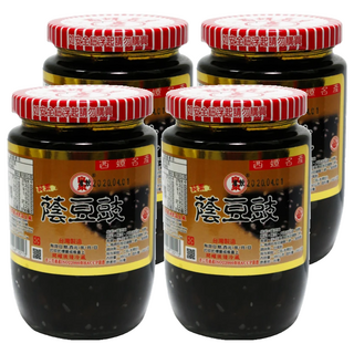 良泉 蔭豆豉, 古法手工釀造, 西螺名產, 優質醬料, 380g, 4罐