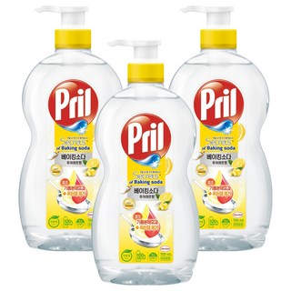 프릴 시크릿오브 베이킹소다 퓨어레몬향 주방세제, 700ml, 3개