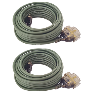 FONG HUA 崶華 動力線, 15m, 軍綠C型, 2條