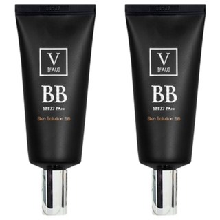 파우 스킨솔루션 비비크림 SPF37 PA++, 화사한 베이지, 50g, 2개