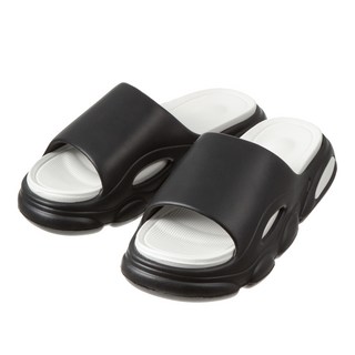 CARET 凱樂足弓支撐EVA雙層緩震恢復拖鞋, 黑色, 250