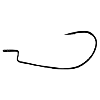 VARIVAS Nogales 限量 輕磅數 寬腹 曲柄鉤 ライトクラス 細鉤骨 軟蟲 路亞 根魚 BASS #2(0.7mm), 1個, 9支