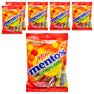 迷你Mentos水果糖 31個入, 150g, 6個