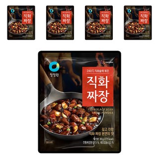 청정원 직화짜장 분말, 80g, 4개