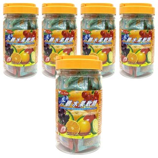六鵬 Liu Peng 水果軟糖 斯洛維尼亞產 天然水果, 100g, 5罐