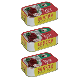 老船長 豆豉鰻, 膠質含量高, 豆鼓製作, 100g, 3罐