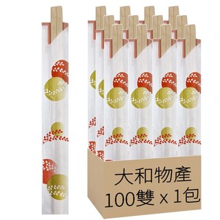 Daiwa Bussan 一次性附套竹筷 Set 100雙, 1包