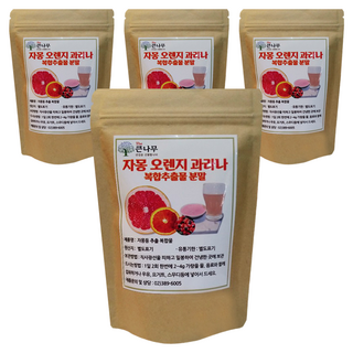 大樹葡萄柚橙瓜拉那復合提取物粉末, 4個, 200g