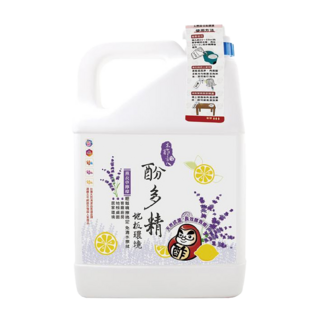 木酢達人 酚多精除臭抗菌液 檸檬薰衣草 4.9L, 天然除臭抗菌，適用於地板、桌面等居家環境清潔, 1罐
