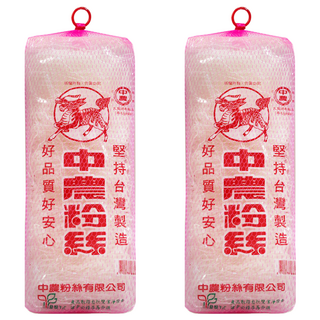 中農粉絲 網裝粉絲 無化學添加物 健康安心, 380g, 2袋