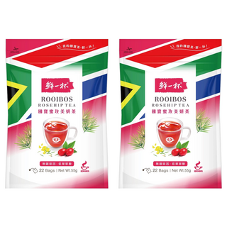 鮮一杯 國寶蜜玫美妍茶, 22包, 2袋, 2.5g