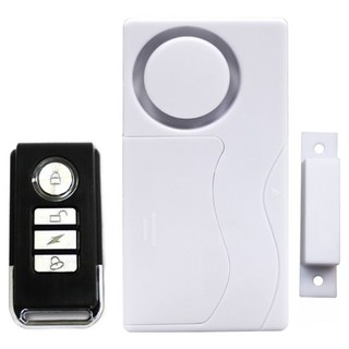 e-kit 逸奇 門磁門窗防盜緊急警報器 ES-33A，迎賓門鈴，無線遙控，110dB警報, 1組