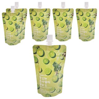 sugarlolo INTAKE 蒟蒻果凍飲 白葡萄風味 甜蜜飽足感 小包裝方便攜帶, 150g, 6包