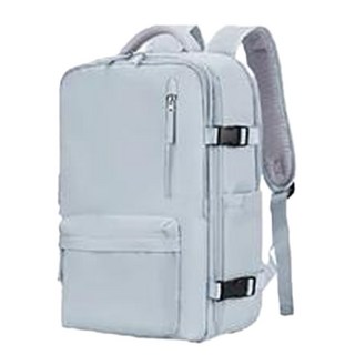 乾濕分離輕旅行收納背包 防潑水牛津布/防水尼龍, 冰川藍, 43 x 30 x 20cm