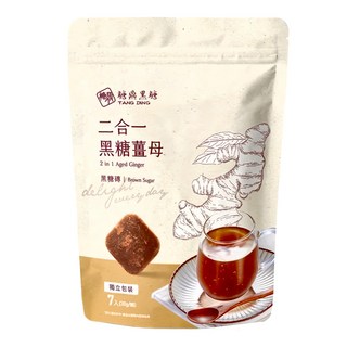 糖鼎 黑糖磚 二合一黑糖薑茶 30g 7個, 暖身驅寒，獨立包裝方便攜帶, 1包