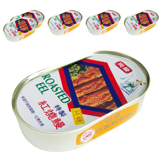 同榮 紅燒鰻 特製 紅燒製作最可口, 100g, 6罐