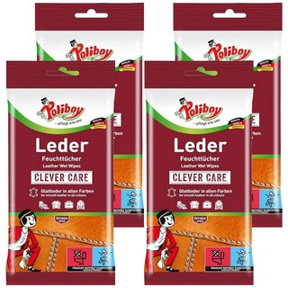 폴리보이 가죽 클리닝 케어 티슈 20p, 4개