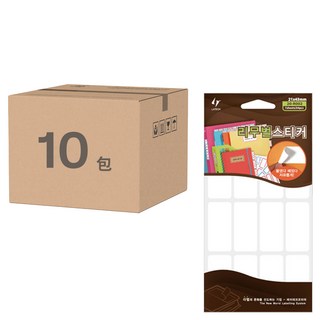 Raytech 可撕除索引標籤貼紙 20-R002 43 x 21mm, 白色, 7個裝, 10包