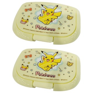 Skater 扣式濕紙巾蓋, 皮卡丘, 2個