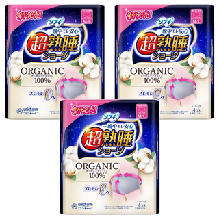 SOFY 蘇菲 超熟睡生理褲, M/L, 4片, 3包