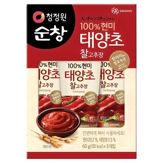 DAESANG 大象 韓式糙米辣椒醬, 60g, 3條