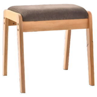 美麗家時尚家居 NS 橡木椅, 墨大, 棉麻, 300g, 咖棕色, 1個