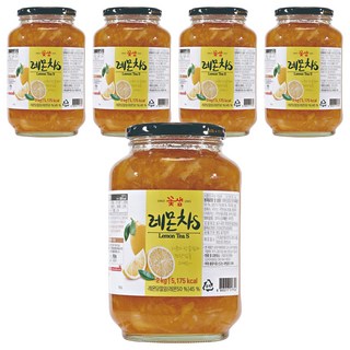 꽃샘 레몬차S, 2kg, 5개