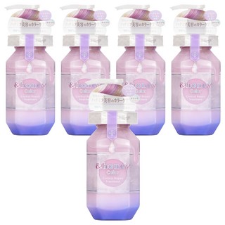 &honey Color 炫彩護色修護洗髮精 1.0 蜂蜜精華深層修護染後髮質, 5瓶, 440ml