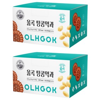 olhgok 花生藥果 10包入, 300g, 2盒