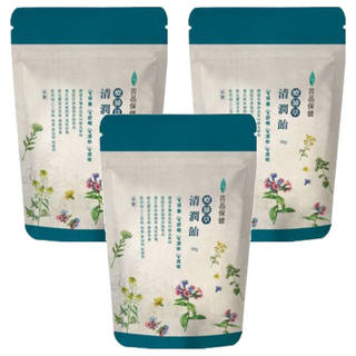 吉品保健 療肺草清潤飴 潤喉, 80g, 3包