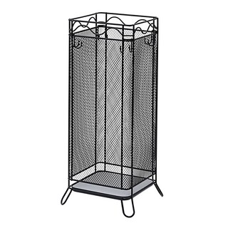 nOVA LIVING 珪藻土方形雨傘架 L, 1個, 黑色