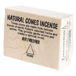 尼泊爾 LOTUS 天然手工香薰塔香 25個, ROSE 玫瑰, 1盒