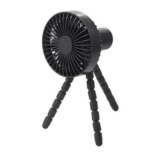 USB八爪魚隨身三腳架風扇, 黑色, 單一商品