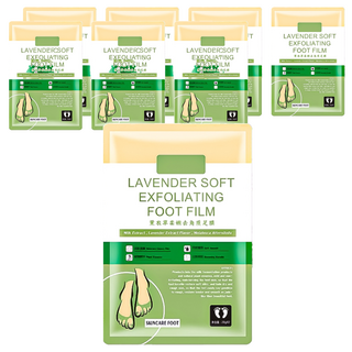 小麥購物 去角質脫皮腳膜 薰衣草去角質足膜 S344, 4入, 2組, 58g