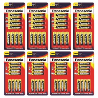 Panasonic 鹼性AA電池 8入 + AAA電池 8入, 4套, 16入