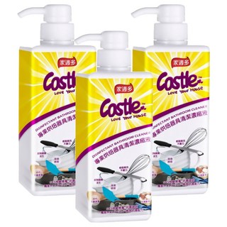 Castle 家適多 專業烘焙器具清潔濃縮液, 分解油漬、容易沖洗、絕無殘留, 500ml, 3瓶