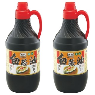 黑龍 白蔭油 100%黑豆經古法120天日曝月露釀造 味道香濃 口感甘醇獨特 不含防腐劑、味精、糖精、人工色素, 1.56L, 2瓶
