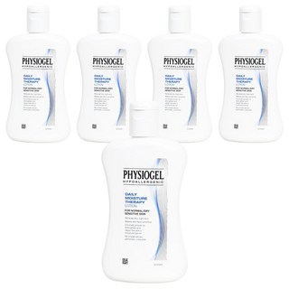 PHYSIOGEL 潔美淨 層脂質保濕乳液 溫和保濕 舒緩乾燥敏感肌 全家適用, 5瓶, 200ml